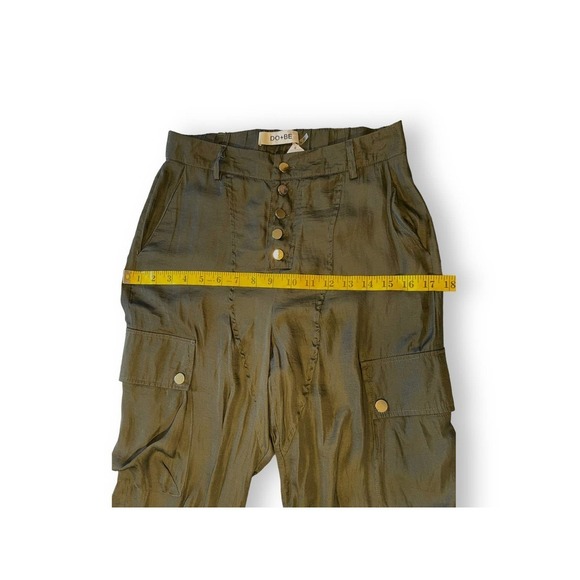 DO+BE Cargo Elastic Waist Packets Silky Pants Women’s Gray S - Picture 13 of 16